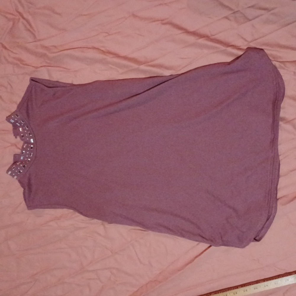 Retrology high collar tank top